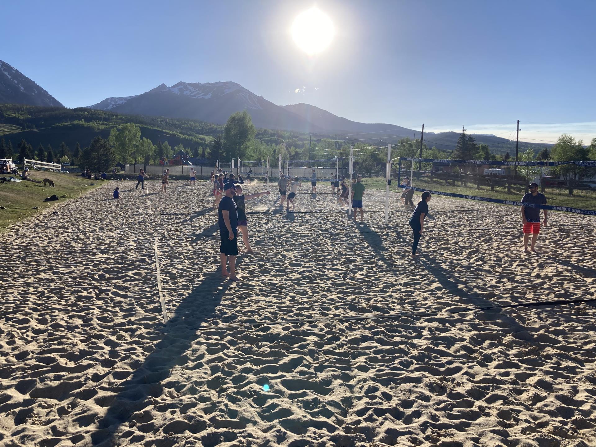 sand volleyball