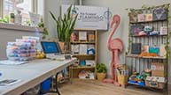 Frosted Flamingo Studio Space