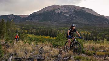 mountain biking