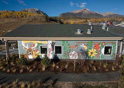 wildflower childcare center mural